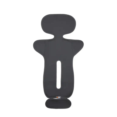 Jastëk ajrimi për ulëse makine BeSafe, rrjetë 3D, përshtatshëm 0-135 cm, gri e errët