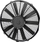 Ventilator ftohës SPAL 330mm, thithës, i zi