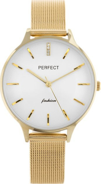 Orë dore për goca Perfect F353-03, 36mm, që s’e ka gjë uji WR30, ngjyrë ari