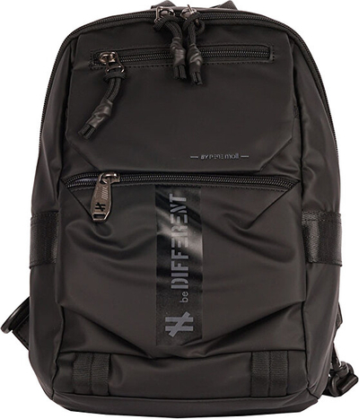 Çantë shpatulle PEPE MOLL 252513, 32x10x21cm, me rrip të rregullueshëm, e zezë