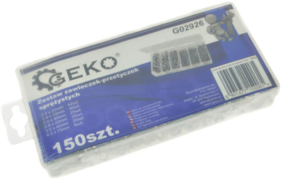 Set nitash plastike GEKO, 150 copë, 6 madhësi