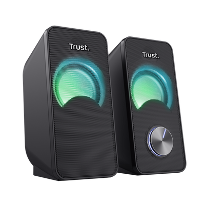 Set altoparlantësh Trust 2.0, Set Arys, RGB Compact, i zi