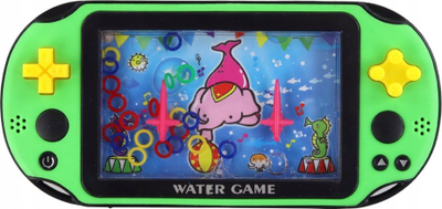 Lojë dore me ujë Leantoys Water Game Underwater World, portative, jeshile