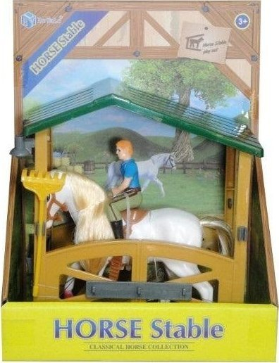 Set lodrash Swede Doll me kalë, kukull me gjëra shoqëruese, shumëngjyrëshe