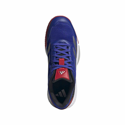 Atlete padel Adidas Courtquick M, mesh, blu e kuqe