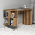 Tavolinë studimi me rafte 120x60x78.8cm (HM9509.02)
