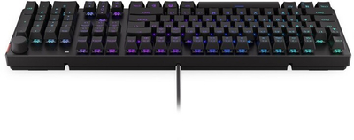Tastierë Endorfy Thock, Kailh Red, RGB LED, e zezë, US