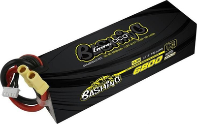 Bateri LiPo Gens Ace Bashing 4S, 6800mAh 14.8V, 120C, e zezë