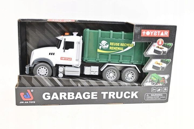Lodër kamion mbeturinash Toystar Garbage Truck, me dritë dhe zë, i gjelbër