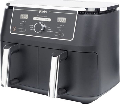 Fritezë pa vaj Ninja AF400EU Foodi Max Dual Zone, 9.5L, panel dixhital, e zezë