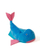 Sako sedie Go Gift Whale, 110 x 80 cm, materiale Oxford, blu me rozë