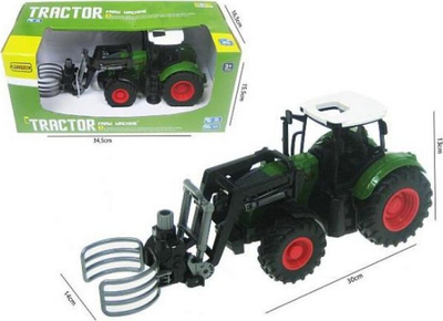 Traktor lodër Hipo 9954, 30cm, me pajisje përpara, jeshil me të zi