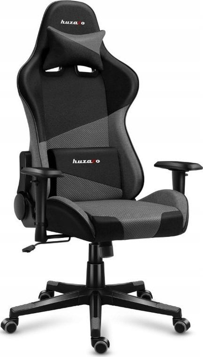 Karrige gaming Huzaro Force 6.2, rrjetë, deri 130 kg, gri me të zezë