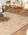 Tapet MATARIM Cotton Area Rug, 200 x 300 cm, pambuk poliester, bezhë