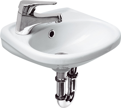 Lavabo Cersanit Eko K07-002-L, 35 cm, montim në mur, e bardhë