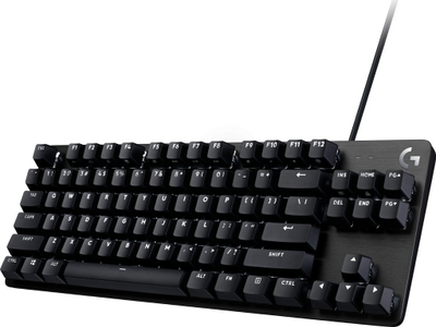 Tastierë gaming Logitech G413 TKL SE, mekanike, me drita të bardha, e zezë