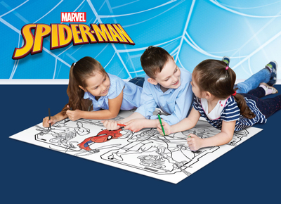 Puzzle për dysheme Lisciani Marvel Spiderman, 108 copa, me dy anë, shumëngjyrësh