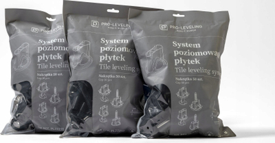 Dado niveli për pllaka Pro Leveling, set 50 copë, plastike