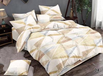 Set çarçafa Nagavci Home CROTON, 200x220cm, shumëngjyrëse