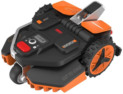 Robot kositës Worx Landroid Vision L1300 WR213E, për deri në 1300 m², me bateri 20 V 4.0 Ah, ngjyrë portokalli
