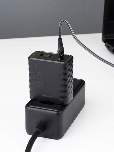 Karikues USB Proove Speed Surge GaN 65W, 2x Type C, 1x USB, i zi