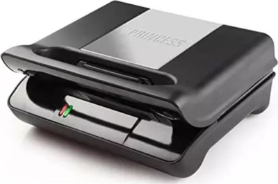 Tостер Princess Classic Multi Сандвич Грил Compact Pro, 800W, заменливи плочи, црн челик