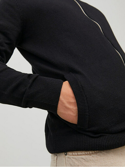 Triko Jack&Jones JJEEMIL, e zezë