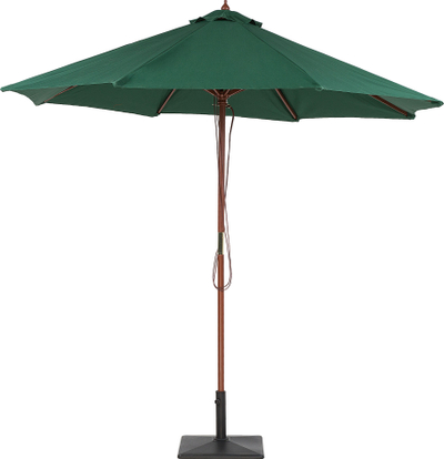 Çadër kopshti Beliani Toscana, 270cm, mbrojtje UV, jeshile e errët