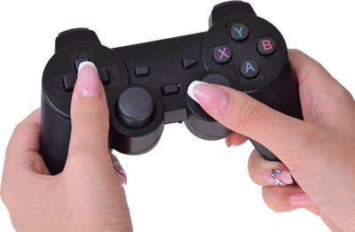 Konsolë lojërash retro HDMI, 20000 lojëra, 32GB, me 2 gamepad pa tela, e zezë