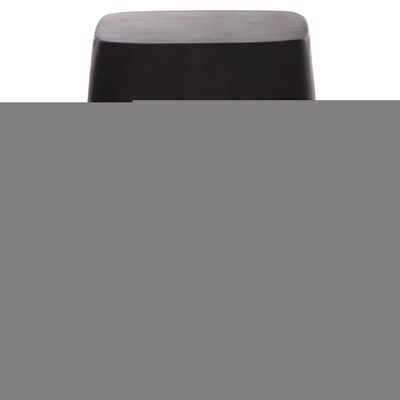 Stol dhome ndenjjeje Lans, fiber cement, 58x28x45.5 cm, i zi