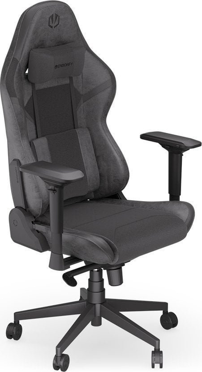 Karrige gaming Endorfy Scrim BK EY8A001 me tapet dyshemeje FP120R EY8G001, deri 120 kg, e zezë