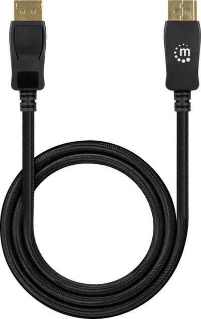 Kabllo Manhattan DisplayPort, 2m, e zezë 