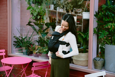 Nositëse bebe Ergobaby Omni Breeze, SoftFlex Mesh, ergonomike, e zezë
