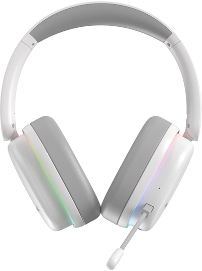Kufje gaming Marvo MONKA ECHO RS HG9070W, tri-mode, me mikrofon, të bardha