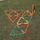 Shkallë stërvitje Maxwel Triangles, palosëse 4 m, set 6 trekëndësha, shumëngjyrëshe