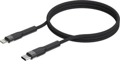 Kabllo karikues LINQ PRO USB C në Lightning, MFi, 2m, e zezë