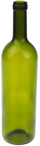 Set me shishe qelqi për verë Browin, 0.75L, me tapë vere, transparente