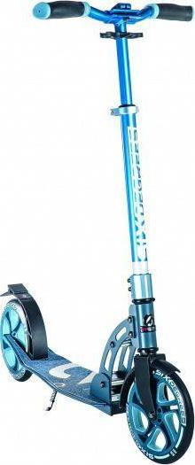 Trotinet SIX DEGREES Alumini Stunt, dërrasë XL, timon me rregullim, blu