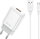 Karikues telefoni Jellico EU01, 2.4A, me kabllo Micro USB, i bardhë