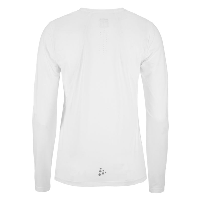 Женска тренинг блуза CRAFT ADV Essence Long Sleeve 2, со долги ракави, бела