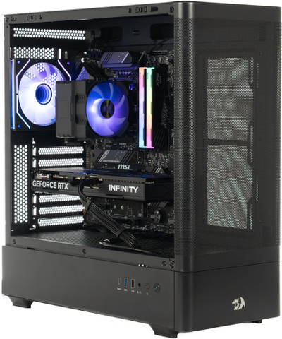 Kompjuter gaming Game X G100, Ryzen 5 5600, 32GB RAM, Radeon RX 6600, SSD 1TB, i zi