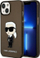 Futrollë telefoni Karl Lagerfeld Ikonik Case KLHCP14MHNIKTCK, për iPhone 14 Plus, hardcase, e zezë