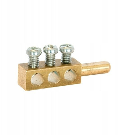 Terminal elektrik Morek MPIN3, 3x16mm², 80A, gri