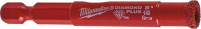 Fre stërvitëse Milwaukee DIAMOND MAX 4932498343, 8 mm, për shpim me ujë edhe thatë