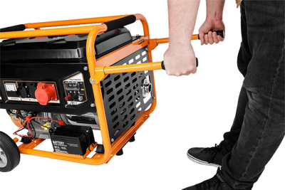 Agregat Neo Tools 04-732, trefazor 7-7.5kW, motor benzine 16HP, portokalli