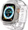 Rrip ore inteligjente Spigen Rugged Armor Pro për Apple Watch Ultra 49mm, TPU, Crystal Clear, transparent
