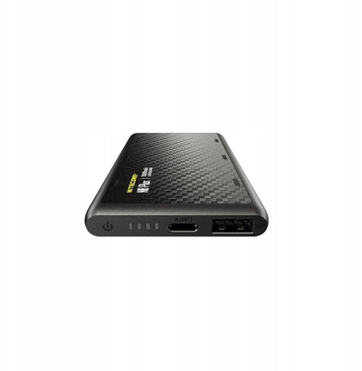 Powerbank Nitecore NB Plus, 10000mAh, rezistent ndaj ujit, i zi