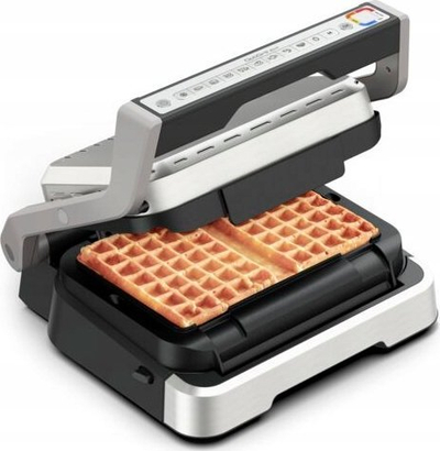 Pjata waffle Tefal XA730810 OptiGrill, pajisje belge, jo-ngjitëse, e zezë