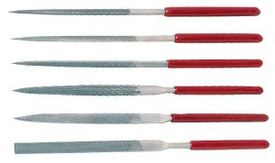 Set skedarë gjilpërash Kraftwerk 4321, 6 copa
