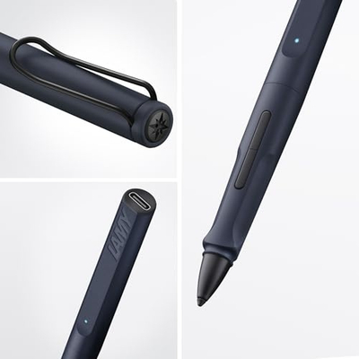 Stilolaps dixhital për iPad LAMY Safari Note+, me palm rejection, me ndjeshmëri presioni, i zi